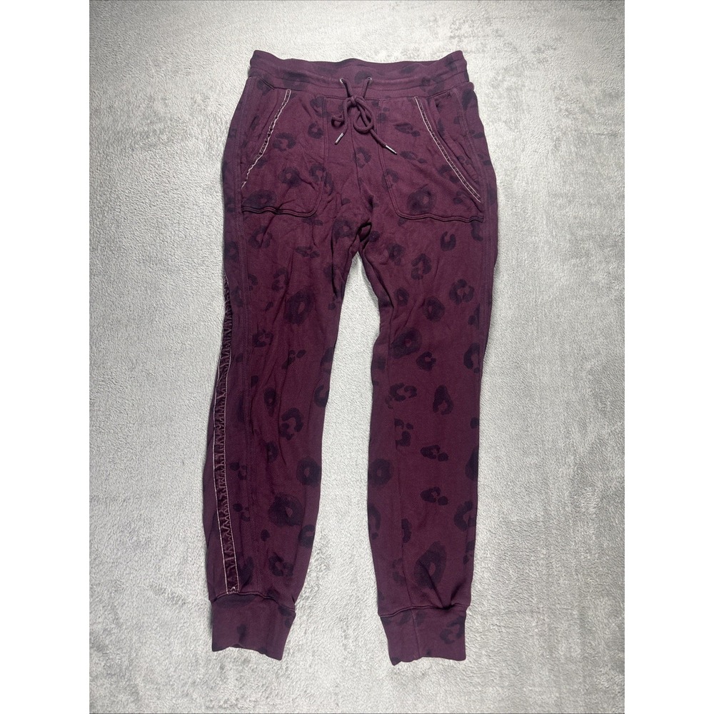 Splendid Women's Soft Touch Animal Print Drawstring Joggers Size Medium
